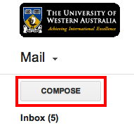 Click on compose mail at the top of the left column